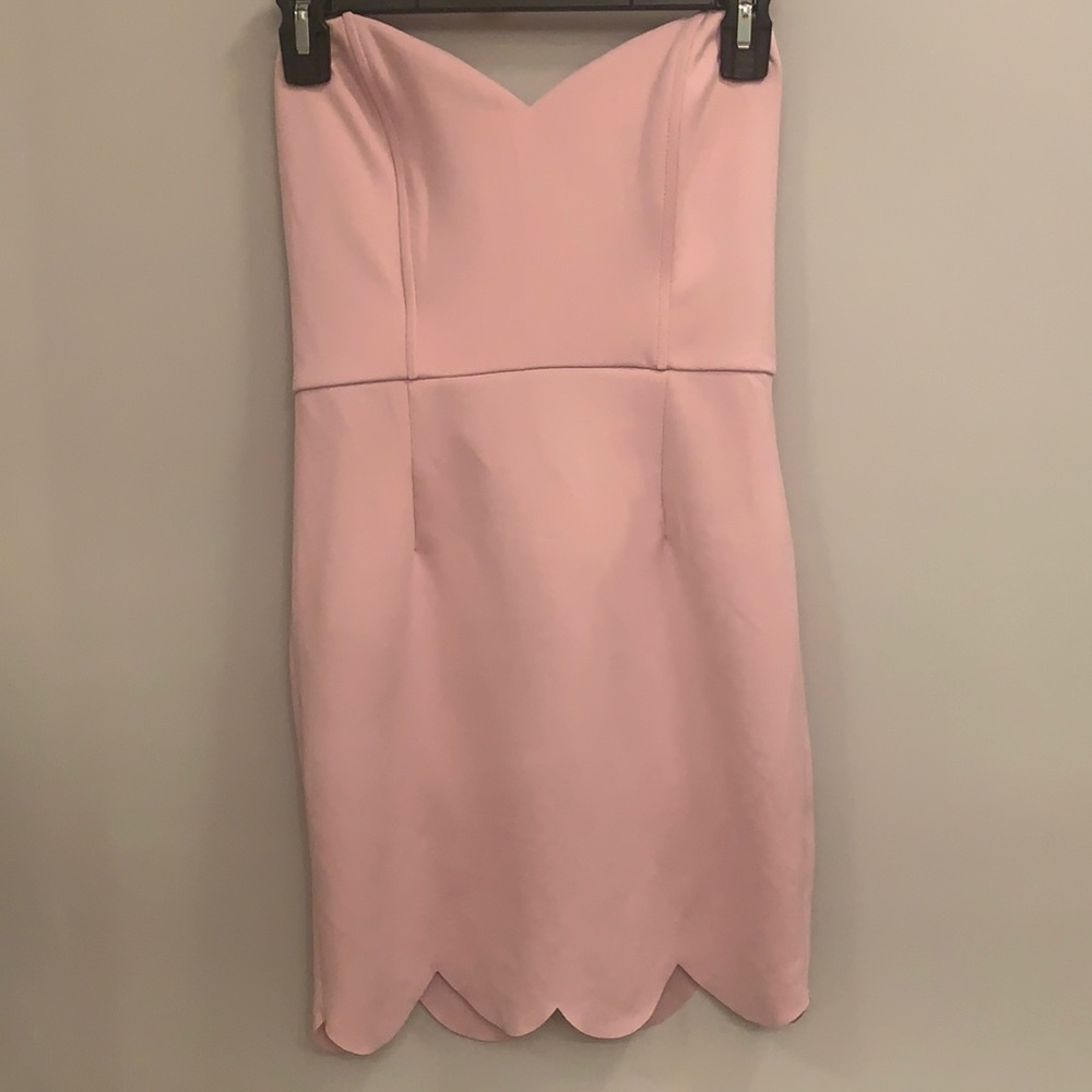 Tobi strapless mini dress
